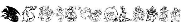 Lisa's Dragons fonts